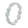 Thumbnail Image 1 of 0.82 CT. T.W. Diamond Twist Eternity Wedding Band in 14K White Gold