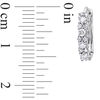 Thumbnail Image 2 of 0.48 CT. T.W. Diamond U-Hoop Earrings in 14K White Gold