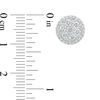 Thumbnail Image 2 of 1.00 CT. T.W. Diamond Flower Composite Frame Stud Earrings in 10K White Gold