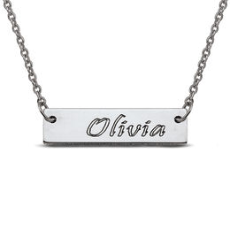 Name Bar Necklace (1 Name)