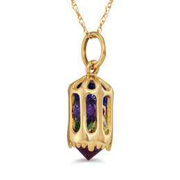 Mother's Birthstone Cage Pendant (2-7 Stones)
