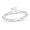 Thumbnail Image 1 of 0.50 CT. Certified Canadian Diamond Solitaire Engagement Ring in Platinum (H/VS2)