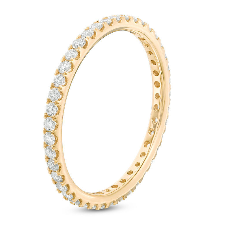 Main Image 2 of 0.49 CT. T.W. Diamond Eternity Band in 14K Gold