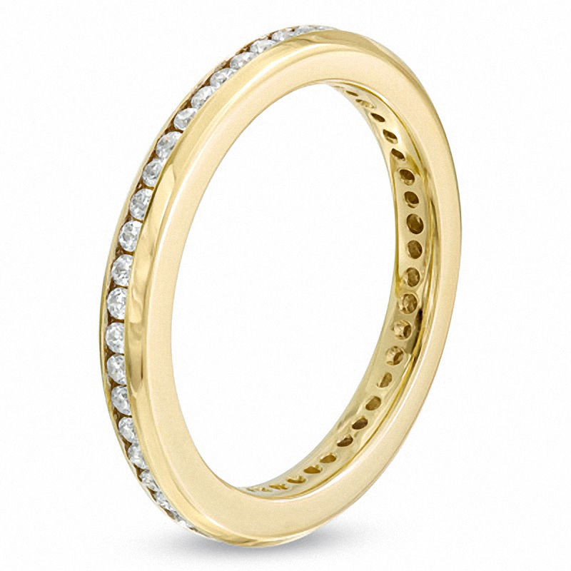 Main Image 2 of 0.45 CT. T.W. Diamond Eternity Channel Set Wedding Band in 14K Gold