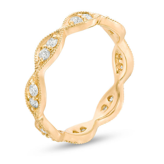 0.45 CT. T.W. Diamond Marquise-Shapes Eternity Band in 14K Gold 0.45 CT. T.W. Diamond Marquise-Shapes Eternity Band in 14K Gold