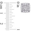 Thumbnail Image 2 of 0.73 CT. T.W. Diamond Square Frame Vintage-Style Stud Earrings in 14K White Gold