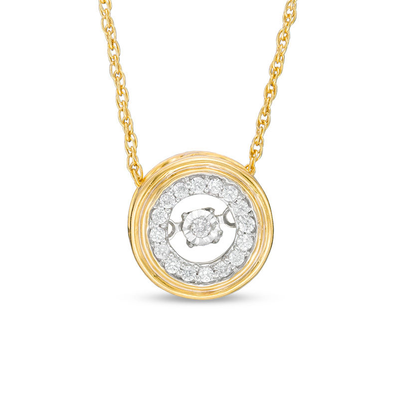 Unstoppable Love™ 0.15 CT. T.W. Diamond Frame Pendant in 10K Gold