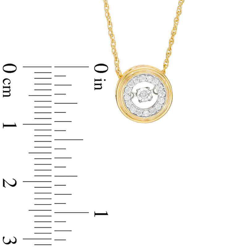 Unstoppable Love™ 0.15 CT. T.W. Diamond Frame Pendant in 10K Gold|Peoples Jewellers