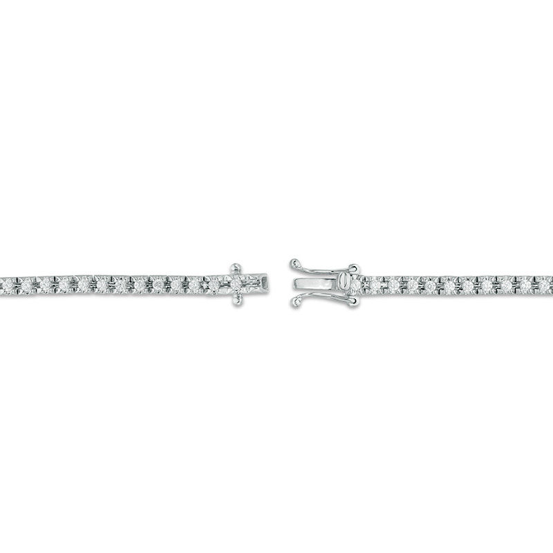 1.00 CT. T.W. Diamond Tennis Bracelet in 10K White Gold