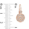 Thumbnail Image 3 of 0.13 CT. T.W. Diamond Vintage-Style Drop Earrings in 14K Rose Gold