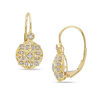 Thumbnail Image 1 of 0.13 CT. T.W. Diamond Vintage-Style Drop Earrings in 14K Gold