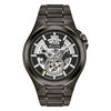 Thumbnail Image 0 of Men's Bulova Maquina Automatic Grey IP Watch with Black Skeleton Dial (Model: 98A179)