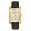 Thumbnail Image 0 of Men's Bulova Classic Collection Gold-Tone Strap Watch with Rectangular Ivory Dial (Model: 97B162)