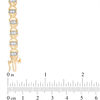 Thumbnail Image 2 of 0.83 CT. T.W. Diamond "XO" Bracelet in 10K Gold