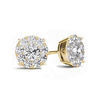 Thumbnail Image 1 of 1.20 CT. T.W. Diamond Frame Stud Earrings in 10K Gold