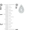 0.15 CT. T.W. Diamond Double Teardrop Stud Earrings in Sterling Silver