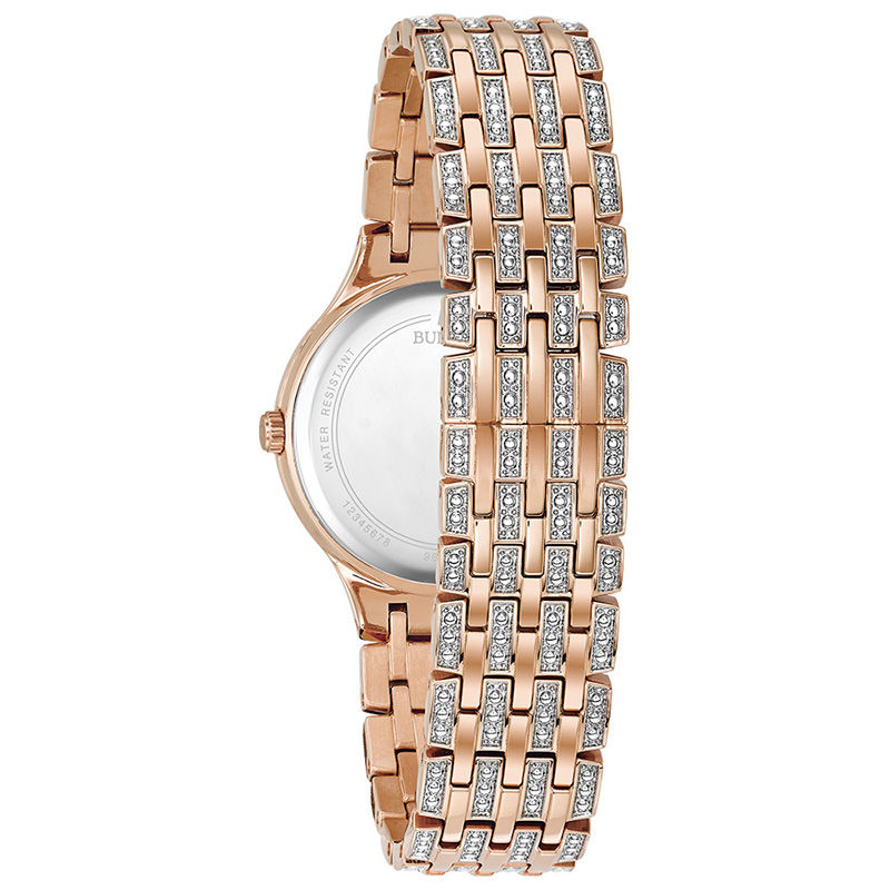 Ladies' Bulova Phantom Crystal Accent Rose-Tone Watch (Model: 98L235)