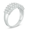 Thumbnail Image 2 of 0.95 CT. T.W. Diamond Multi-Row Band in 10K White Gold