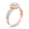 Thumbnail Image 1 of 0.70 CT. T.W. Diamond Frame Engagement Ring in 10K Rose Gold