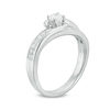 Thumbnail Image 2 of 0.50 CT. T.W. Diamond Bypass Engagement Ring in 14K White Gold