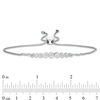 0.50 CT. T.W. Composite Diamond Bolo Bracelet in 10K White Gold - 8.0"