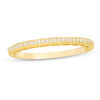 Thumbnail Image 0 of 0.06 CT. T.W. Diamond Vintage-Style Wedding Band in 10K Gold