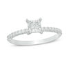 Thumbnail Image 0 of 0.33 CT. T.W. Princess-Cut Diamond Engagement Ring in 14K White Gold
