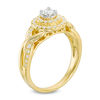 Thumbnail Image 1 of 0.50 CT. T.W. Diamond Double Frame Engagement Ring in 10K Gold