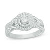Thumbnail Image 0 of 0.50 CT. T.W. Diamond Double Frame Engagement Ring in 10K White Gold