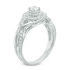 Thumbnail Image 1 of 0.50 CT. T.W. Diamond Double Frame Engagement Ring in 10K White Gold