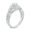 Thumbnail Image 2 of 0.50 CT. T.W. Diamond Double Frame Engagement Ring in 10K White Gold