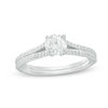 Thumbnail Image 1 of 1.00 CT. T.W. Diamond Split Shank Engagement Ring in 14K White Gold