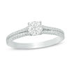 Thumbnail Image 0 of 0.75 CT. T.W. Diamond Split Shank Engagement Ring in 14K White Gold