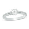 Thumbnail Image 1 of 0.75 CT. T.W. Diamond Split Shank Engagement Ring in 14K White Gold