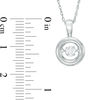 Thumbnail Image 2 of Unstoppable Love™ 0.59 CT. T.W. Diamond Solitaire Circle Pendant and Drop Earrings Set in 10K White Gold