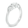Thumbnail Image 1 of 0.37 CT. T.W. Diamond Three Stone Twist Ring in 10K White Gold