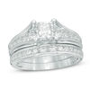 Thumbnail Image 1 of 1.00 CT. T.W. Princess-Cut Diamond Bridal Set in 10K White Gold