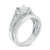 Thumbnail Image 1 of 1.00 CT. T.W. Princess-Cut Diamond Bridal Set in 10K White Gold