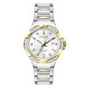 Ladies' Citizen Eco-Drive® Diamond Accent Two-Tone Watch with Silver-Tone Dial (Model: EW2464-55A)
