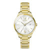 Thumbnail Image 1 of Ladies' Citizen Eco-Drive® Crystal Accent Gold-Tone Watch with Silver-Tone Dial (Model: FE6102-53A)