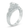 Thumbnail Image 2 of 0.45 CT. T.W. Marquise Diamond Frame Tri-Sides Bridal Set in 14K White Gold