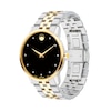 Thumbnail Image 2 of Men's Movado Museum® Classic Diamond Accent Two-Tone Watch with Black Dial (Model: 0606879)