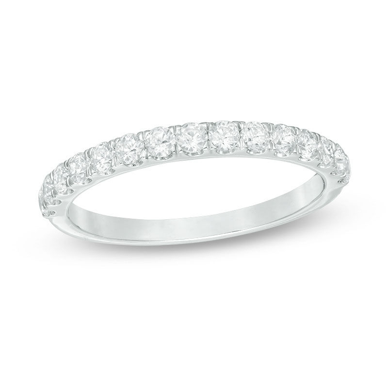 0.50 CT. T.W. Certified Canadian Diamond Wedding Band in Platinum (I/VS2)