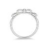 Thumbnail Image 3 of Enchanted Disney Snow White 0.23 CT. T.W. Diamond Bow Wedding Band in 14K White Gold