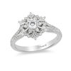 Thumbnail Image 1 of Enchanted Disney Elsa 0.63 CT. T.W. Diamond Snowflake Engagement Ring in 14K White Gold