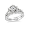 Thumbnail Image 2 of Enchanted Disney Elsa 0.63 CT. T.W. Diamond Snowflake Engagement Ring in 14K White Gold