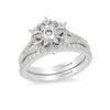 Thumbnail Image 3 of Enchanted Disney Elsa 0.63 CT. T.W. Diamond Snowflake Engagement Ring in 14K White Gold