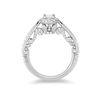 Thumbnail Image 1 of Enchanted Disney Ariel 1.00 CT. T.W. Oval Diamond Frame Engagement Ring in 14K White Gold
