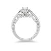 Thumbnail Image 2 of Enchanted Disney Ariel 1.00 CT. T.W. Oval Diamond Frame Engagement Ring in 14K White Gold