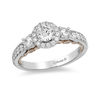 Thumbnail Image 0 of Enchanted Disney Jasmine 1.04 CT. T.W. Diamond Three Stone Engagement Ring in 14K White Gold
